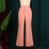 Women White Pants High Waist Elegant Wide Leg Trousers with Elastic Casual Office Business Outfit for Ladies