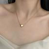 Small Love Heart Star Flower Charm Clavicle Chains Girl Neck  New Stainless Steel Snake Chains Choker Necklace for Women