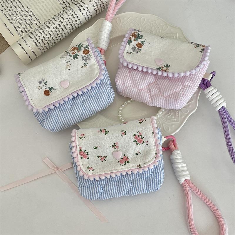 Pure Cotton Small Floral Storage Is Suitable for CCD Camera Bag, Anti-drop and Anti-knock, Portable and Compact Travel Storage Bag.