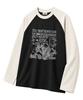 TI.GLAKE Riders Club Oversized Raglan Lange Mouw T-shirt 5 Kleuren