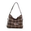 Stylish And Trendy Large Capacity Tote Backpack For Women In Chic Plaid Designs