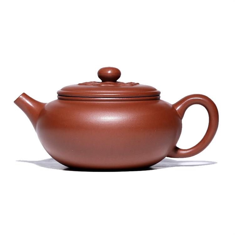 

140 мл эстетические чайники из фиолетовой глины Исин, известные художники, ручная работа, чайник ручной работы из сырой руды, фиолетовый глиняный чайник, чайный сервиз Zisha, принадлежности