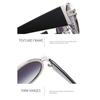 Fashion Round Punk Sunglasses UV Protection Retro Hip Hop Shades Oval Wide Temples Sun Glasses for Women & Men