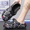 Plus Size 4849 Summer Men Sandals Clogs Outdoor Garden Clogs Hole Shoes Male Casual Shoes Water Shoes Comfort Home Soft Slippers
