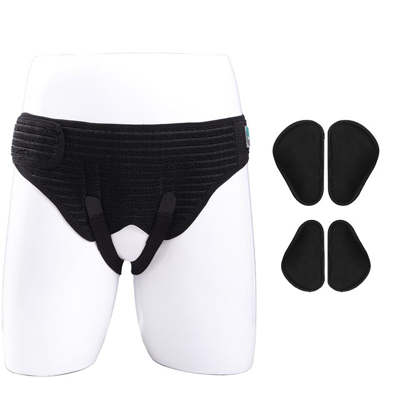 

Lefeke Adjustable Settings Adult Hernia Belt Man Inguinal Groin Support Inflatable Hernia Bag With 2 Removable Compression Pads S