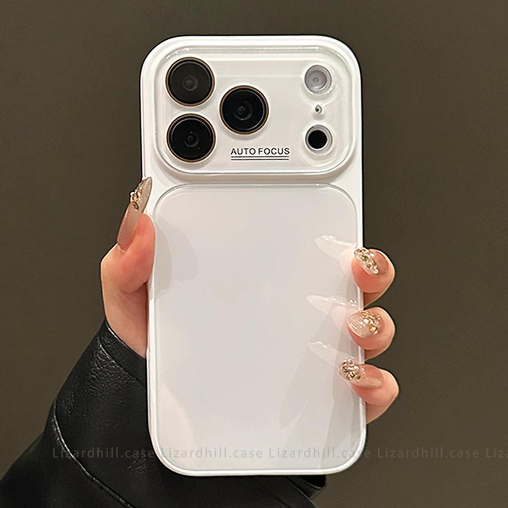 Compatible with iPhone 17 Pro Max, Ice Feel Glass Case: Instantly Turns into Drop-Proof Apple 16 Protective Case for iPhone 15.