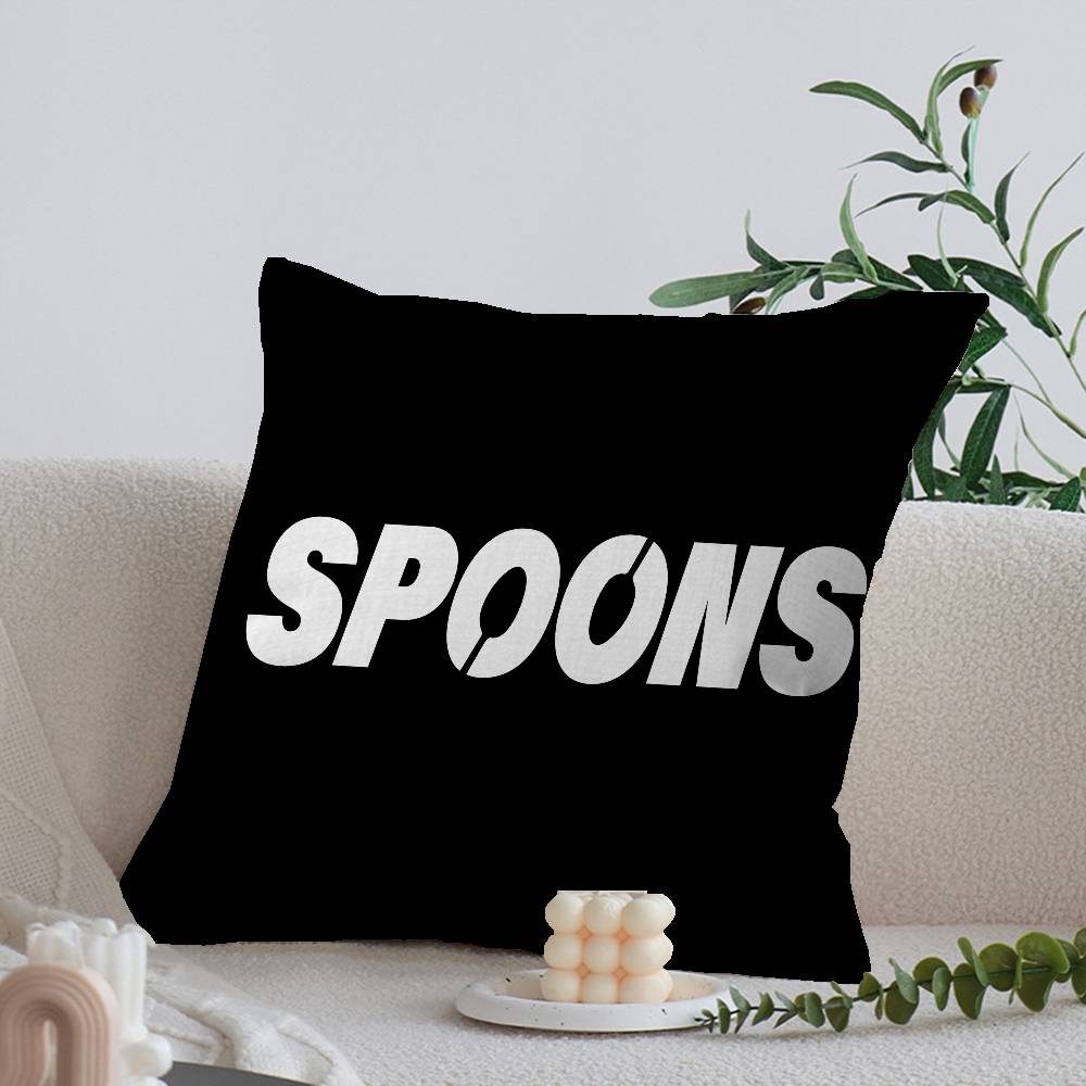 

S-Spoons S-Sports Cushion Cover Pillow Cover Decor Pillowcase Printed Cushion Case for Couch 12x12Inch