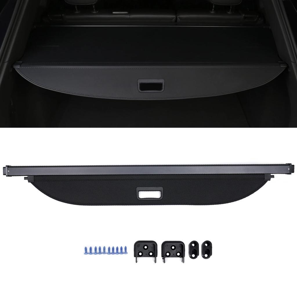 Universal Black Trunk Cargo Cover for Kia Seltos 2020 2025-2025, Car Trunk Shade Protector & Security Shield, Lightweight Design