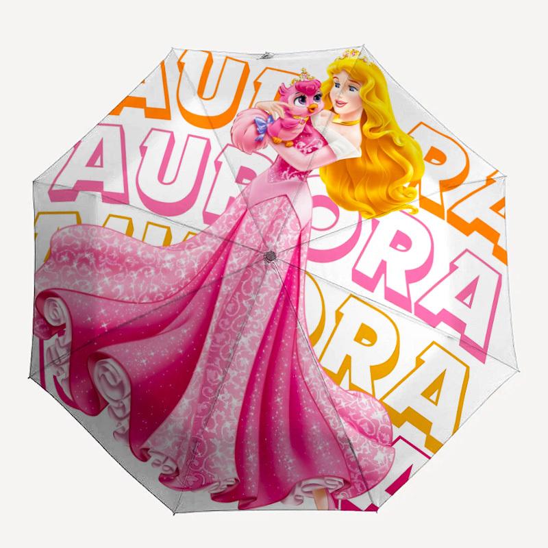 

1pc Aurora Princess Automatic Open/close, All-Season Portable Folding Umbrella, Perfect Gift for Friends , Sturdy Ribs yy250808031