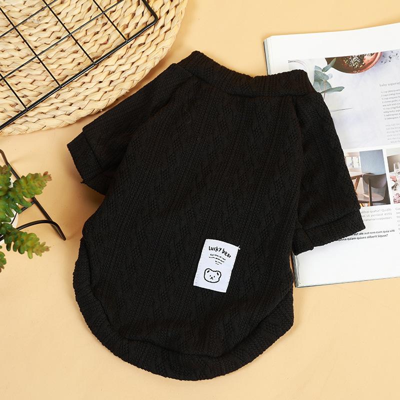 Dog clothes cat autumn and winter clothes warm and comfortable two-legged pet sweater puppy dog clothes knitted sweater jacket