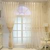Europäischen Stil Bildschirm Vorhang Wohnzimmer bestickt Trennvorhang Schlafzimmer Erker Fenster Bildschirm Vorhangstange