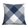 Dark Blue Geometric Pattern Auto Supplies Office Living Room Sofa Cushion Pillowcase Home Decor