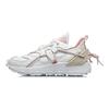 Li Ning CF Cushioning Slip Resistant Abrasion Resistant Low top Sports Casual Shoes Women's White AGCQ268-3