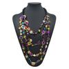 Bohemia Ethnic Necklace & Pendant Multi Layer Beads Wood Jewelry Vintage Statement Long Necklace Women Handmade Collar