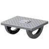 Ergonomic Foot Rest Under Desk, Nonslip Foot Stool Cushion Footrest, Foot Stool with Roller Massage for Relieve Foot Leg