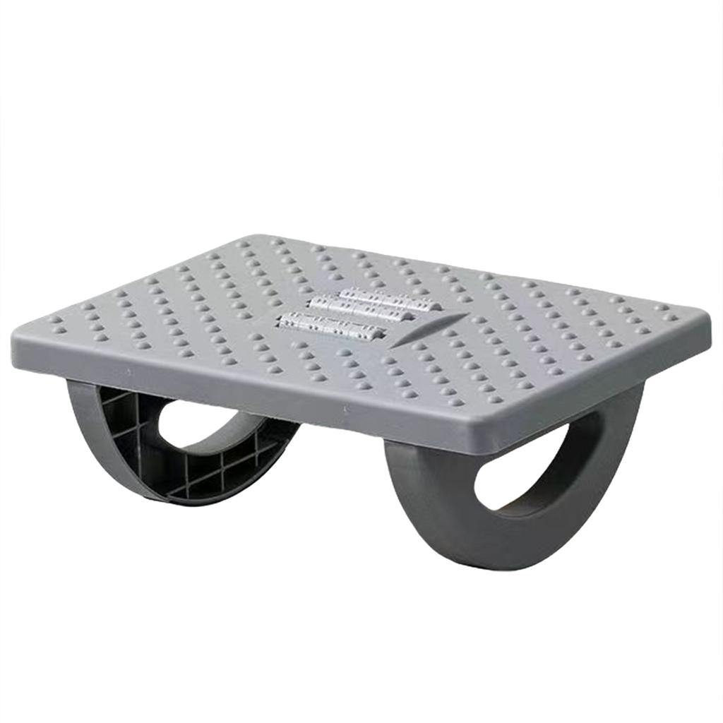 Ergonomic Foot Rest Under Desk, Nonslip Foot Stool Cushion Footrest, Foot Stool with Roller Massage for Relieve Foot Leg