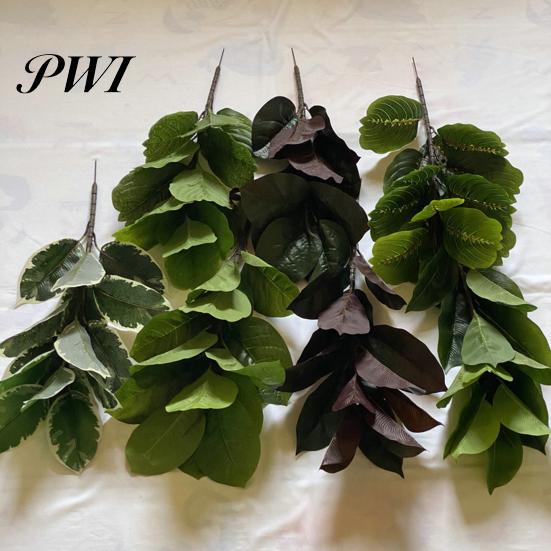 Simulation Plant 1 Pc No Withering Artificial Leaf Vivid Faux Home Decor Silk Flower Table Centerpieces Wedding