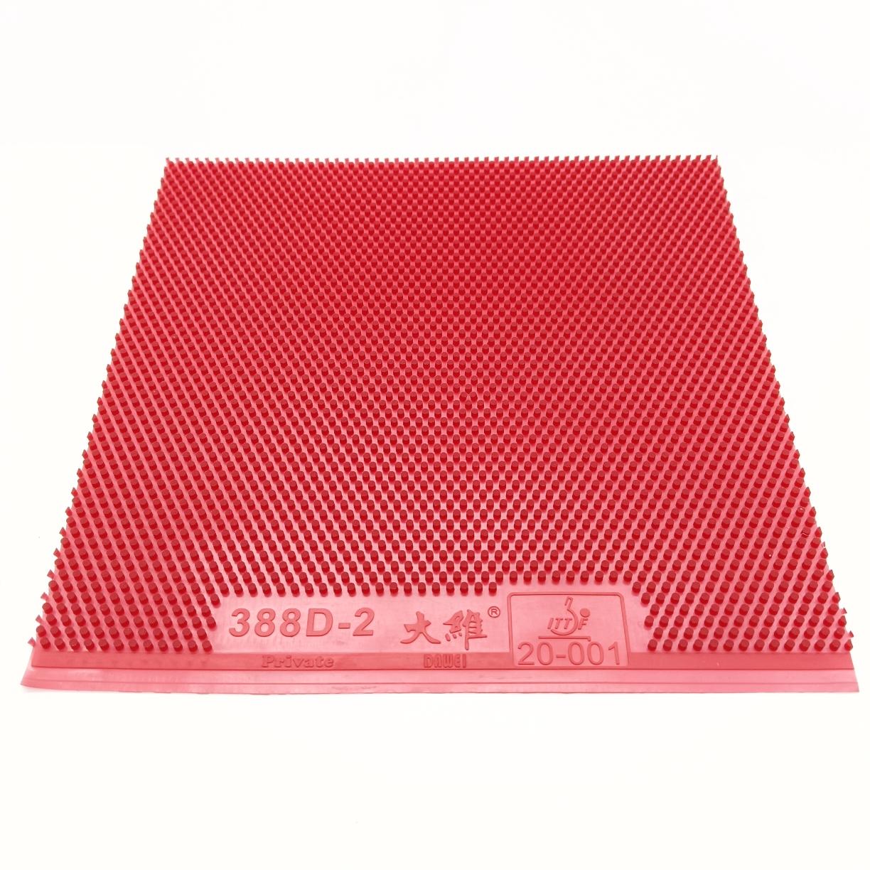 DAWEI 388D-2 OX Long Pimple Rubber Hot Sale Factory Price Table Tennis Product Professional Rubber