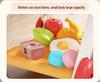 Kids' Supermarket Shopping Cart Stroller & Fruit Cutting Play Set