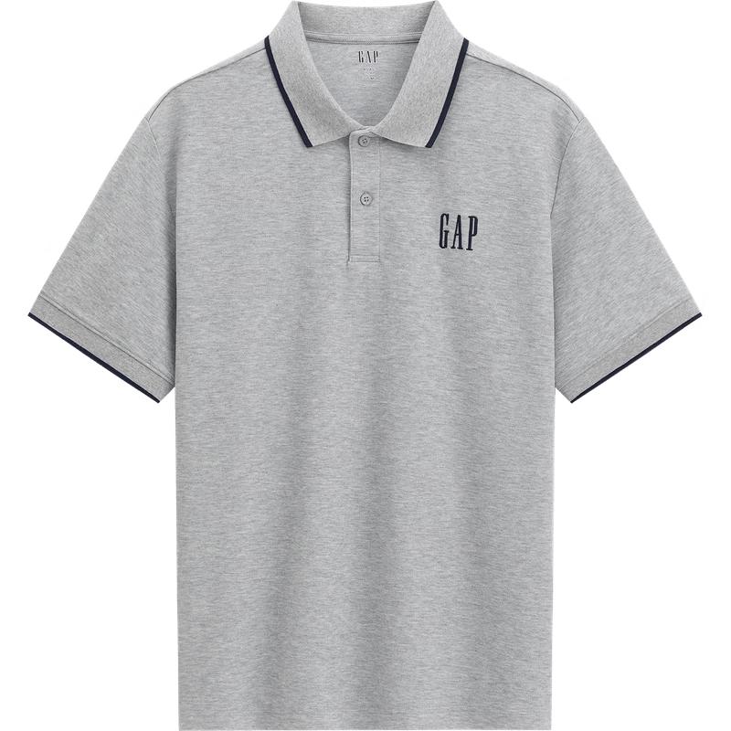GAP Men s Logo Embroidered Loose Pique Polo Shirt 180/100A
