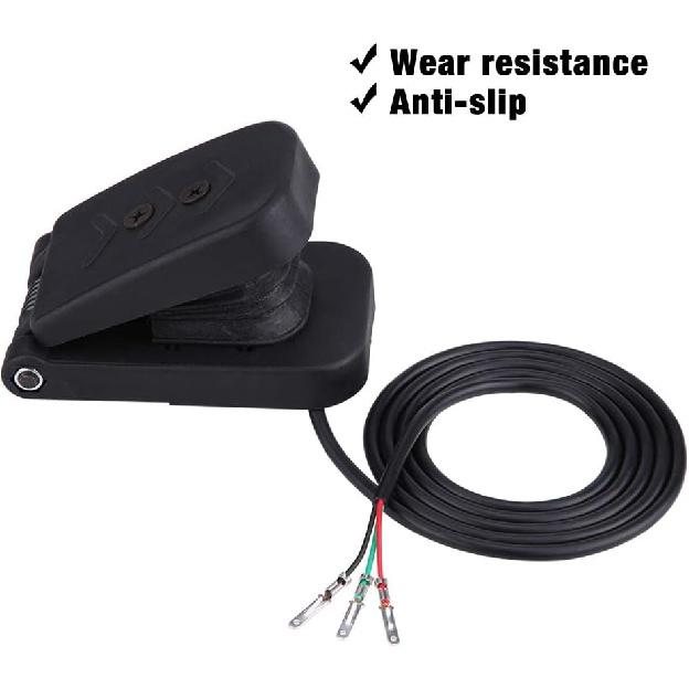 KIMISS Motorcycle Pedal Rubbers ATV Foot Accelerator Throttle Speed Control Universal for Electric Bikes, Scooters, ATV