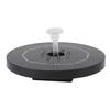 Round Solar Powered Fountain LED Light Solar Water Bird Bath Floating Fountain 120cm Head 3000mAh