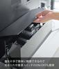 Yamazaki Smart Behind-the-TV Cable Box, Black, Approx. W40 x D15.5 x H14.5cm, Smart Cable Storage, Easy Opening and Closing, 4988