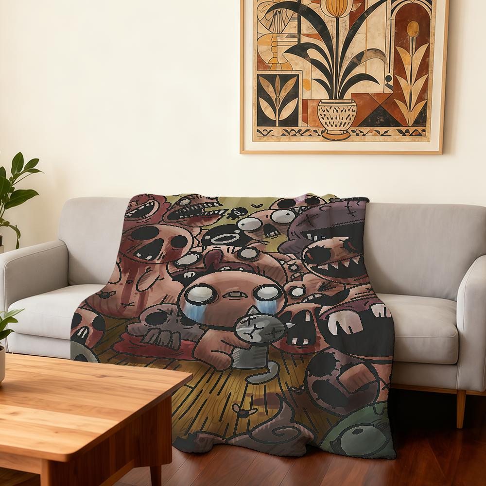 Game T-The B-Binding of Isaac Blanket Super Warm Comfortable Plush Throw Blanket Child Home Sofa Bedroom Gift