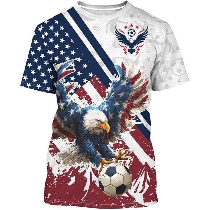 Canada Flag Soccer Graphic Short Sleeve T-Shirt, Sports Team Essential