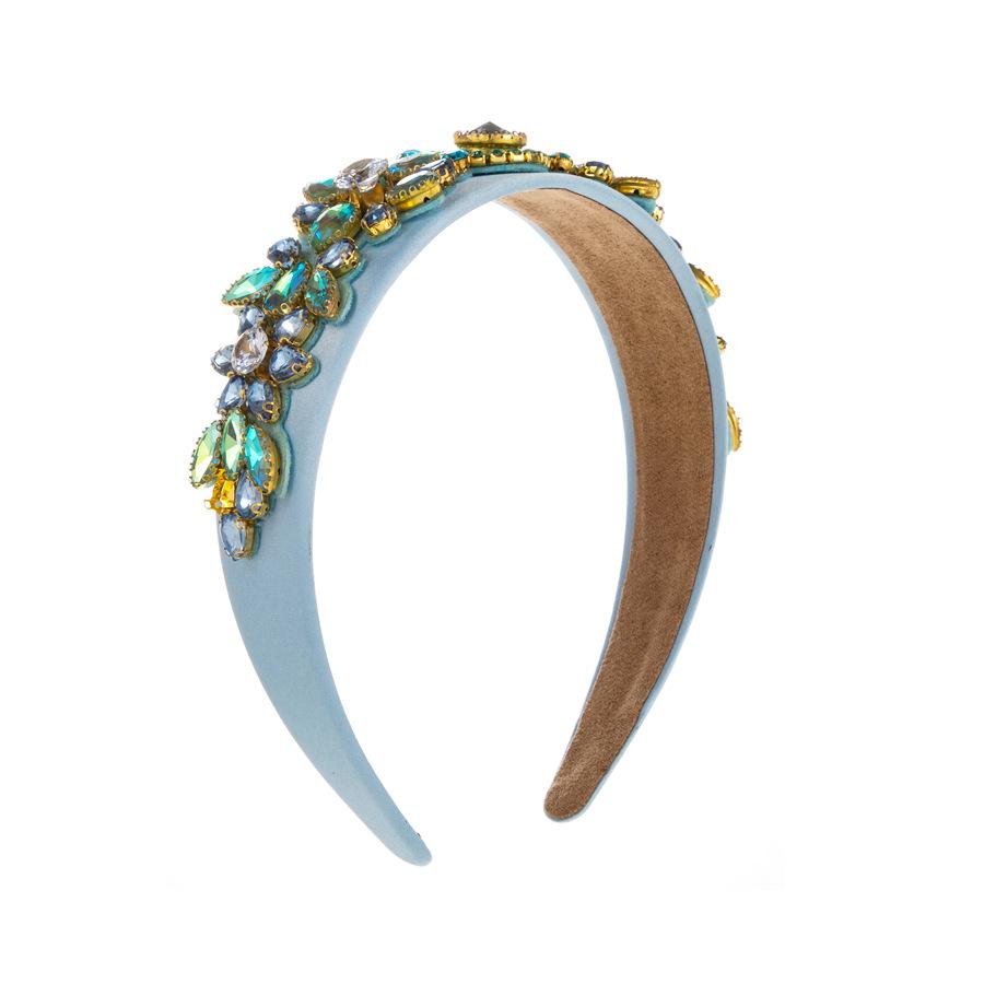 Γυναικεία βαριά βιομηχανία Full Crystal Vintage Baroque Headband Inlaid High Grade γυναικεία κορδέλα μαλλιών