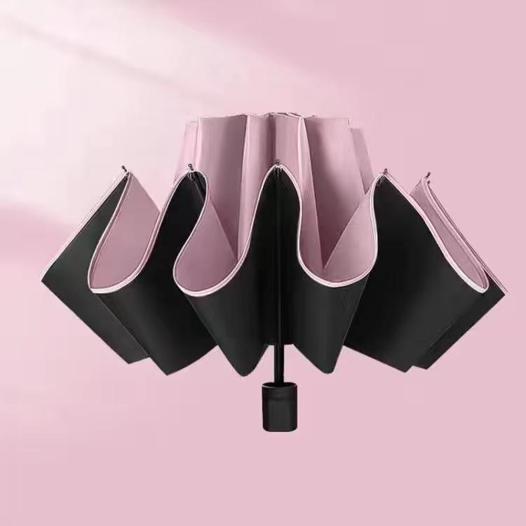 Automatic UV Protection Umbrella: Enlarged, Thickened, Reinforced, Sunny & Rainy Dual-Use for Students, Women, and Men