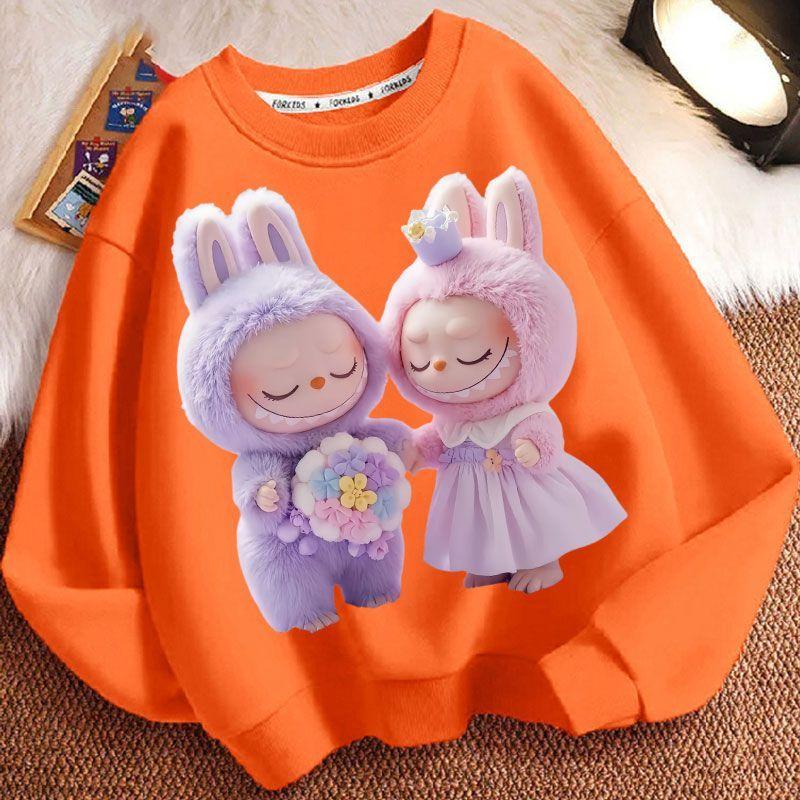 Children's Casual Hoodies, Fashionable Long-sleeved Loose Hoodies for Boys and Girls In Spring and Autumn