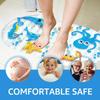 1pc Cartoon Non-slip Bath Mat with Suction Cups 18x69cm Shower Mats for Bathroom Kid's Bathtub Carpet Bath Mat Bathroom Rug