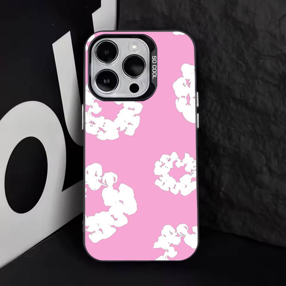 Flower D-Denims T-Tears Phone Case For iPhone 17,16,15,14,13,12,11,Pro,Max,Plus,E,Air,Mini Black Tpu Cover