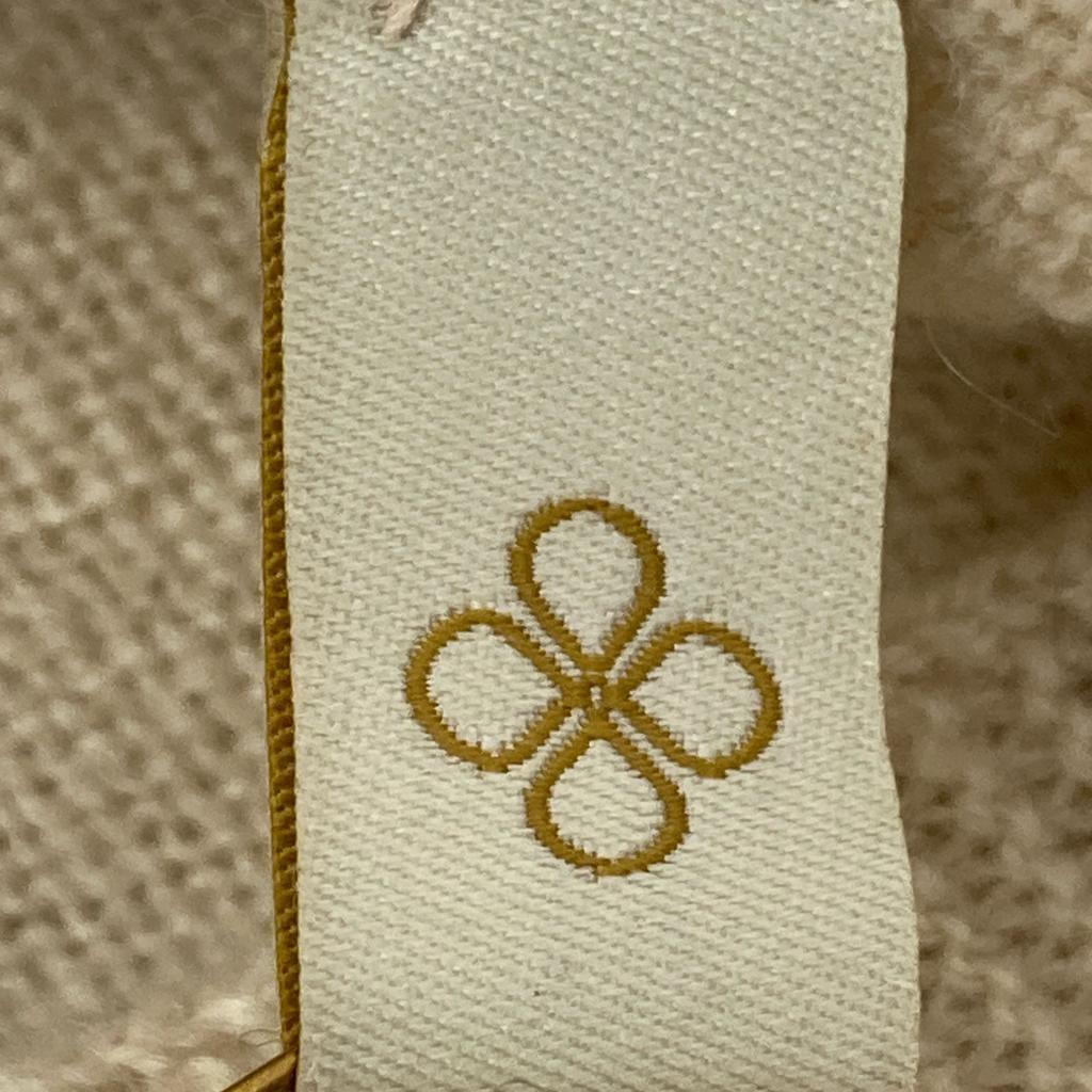 TOYOBOSHI KARIBA 09IT-EF0003 Ivory Cashmere 100% Sweater Tops 2 IvoryUsed