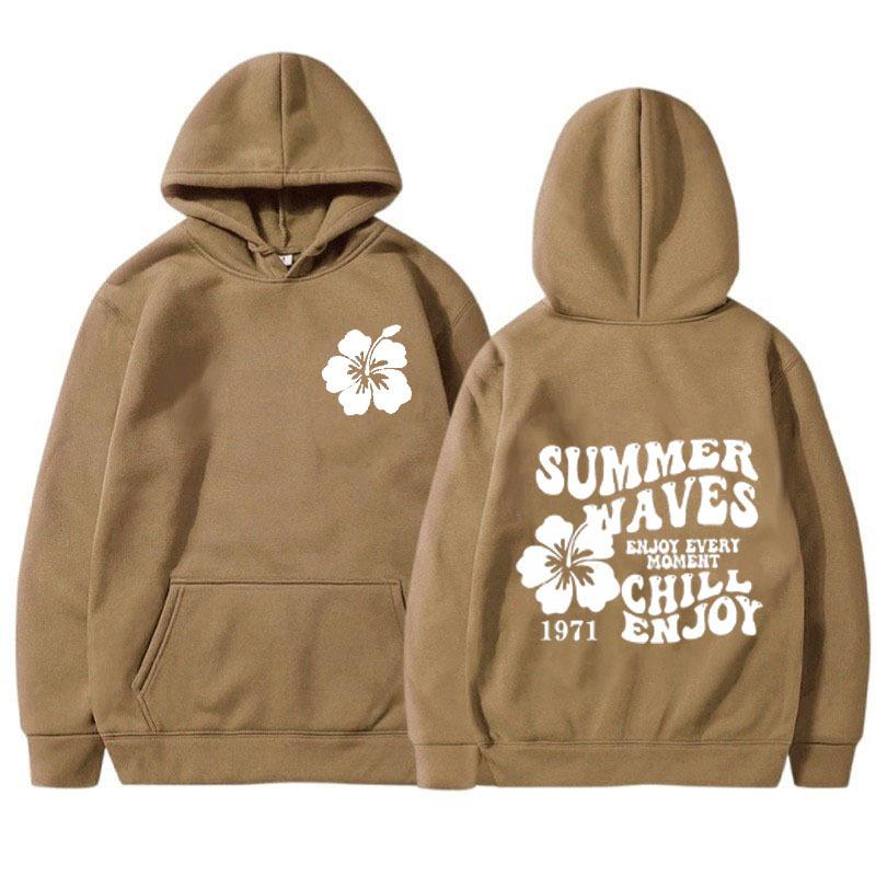 American new cross-border Amazon independent station hooded sweater women's print pullover hoodie sweater long sleeve outer wear