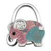 Elephant Handbag Hook Foldable Alloy Bag Hanger with Non-Slip Base Portable Table Bag Wallet