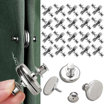 9 Sets Curtain Magnets Closure Double Sided Magnetic Curtain Clips for Prevent Light Leaking Keep Curtain Closed for Home Office