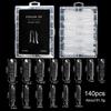 Professional Nail Double Forms ABS Crystal Tip For Quick Length Extension Durability At Home Salon Manicure Nail Mold
