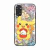 Black Case for OPPO Reno 8 6 5 4 Pro Plus Find X3 A17 A3 A31 A38 A40 A53 A54 A55 A74 A76 A78 A77 A80 A94 A95 A96 Lite K-88 Pikachu Pokemon