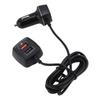 Fast Charging USB Car Charger 60W 4 Port QC3.0 Multifunctional for Phone Front Rear Seat