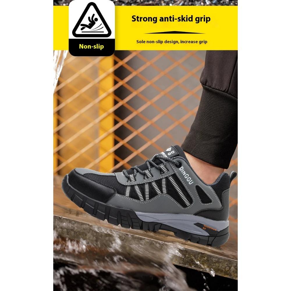 Insulation 6KV Work Safety Shoes Men Indestructible Anti-smashing Anti-puncture Protective Safety Boots Work Sneakers