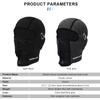 Winter Fleece Cycling Cap With Glasses Hole Full Face Cover Mask Headwear Bike Headwear Balaclava Hiking Climbing Helmet Liner