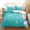 New Fashion 3D Printed Anime Game Blazblue Bedding Set Cartoons three-piece Set Adult Kid Bedroom Duvet Cover Sets Home Textiles