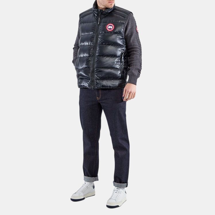 Canada Goose Crofton Daunenweste Schwarz Unisex Streetwear 2229M-61