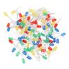 100PCS 5 Color Light Emitting Diodes ABS LED Assortment Kit Easy LED Diode Lights  Arduino