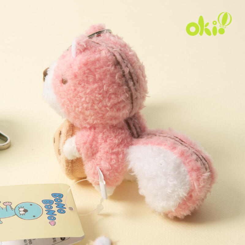 Bonobono Curly Bag Hook Keychain