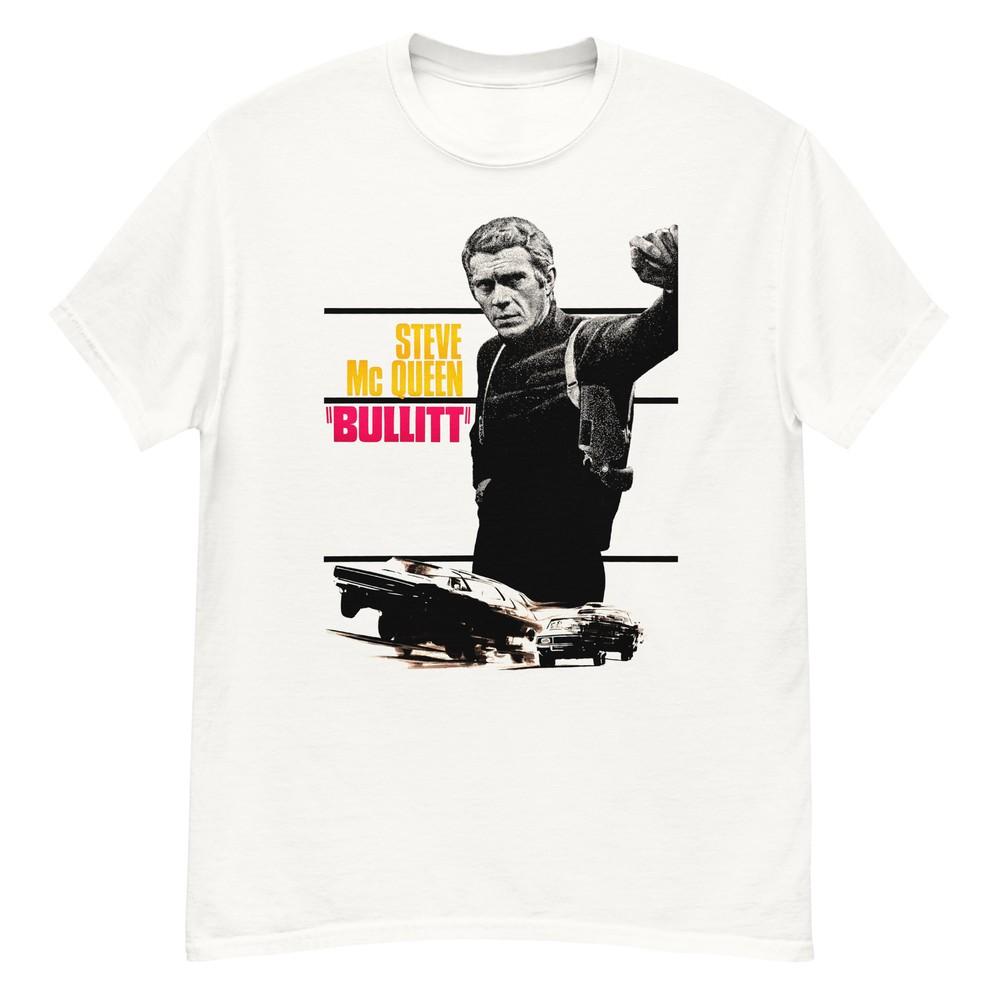 Bullitt (1968 Steve McQueen T-shirt Fan Gift Unisex T-Shirt S