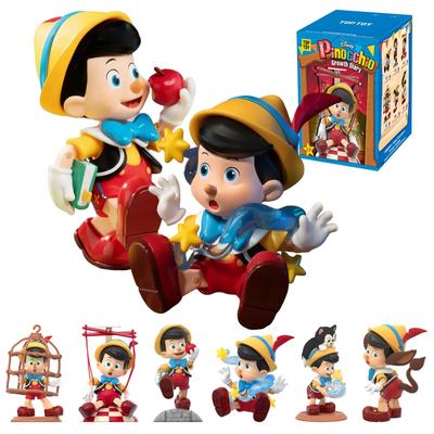TOP HRAČKA Disney Série Gachapon Slepý Box Figurka Plastikový Model Prémiová Měkká Vinylová Hračka Dárek k Narozeninám Pinocchio Disney Postava Sběratelská