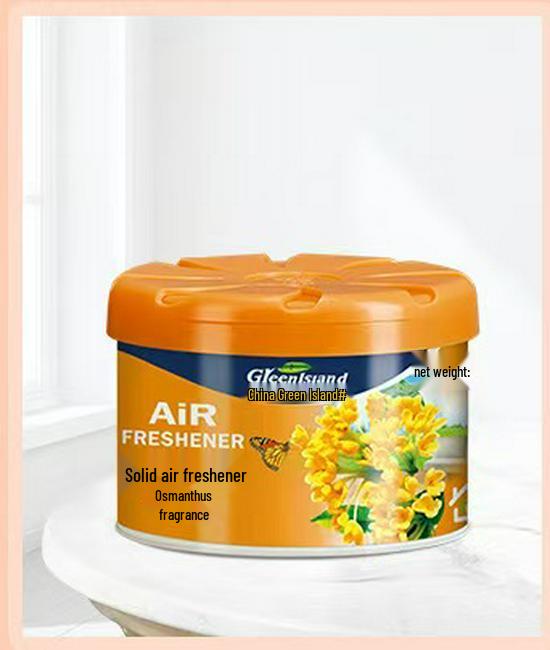 Green Island Solid Air Freshener - Toilet & Indoor Fragrance Balm for Odor Control